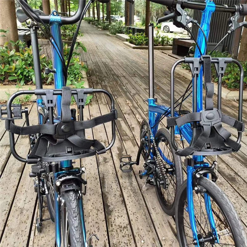 N38R_S-Bag Bracket for Brompton Folding Bikes Carrier Frame,Vertical