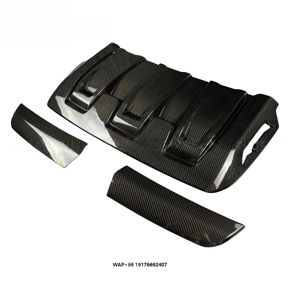 

New Dry Carbon Fiber Engine Hood Panel, Suitable for 2021-2025 F-150 Raptor Engine Hood Skirt Body Kit with Self-Adhesive