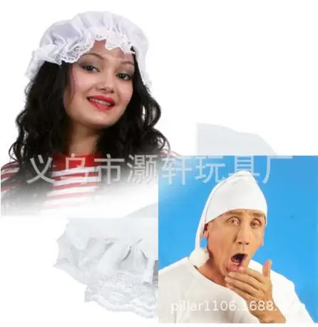

2 Pcs The Giant Hat Head Protector Bonnet for Girls Summer Visor White