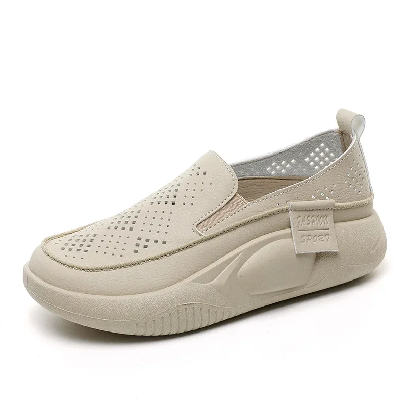 Sports Shoes Woman Summer  In Casual Slip-on Sneakers Fashion Hollow Breathable Loafers Women Running Shoes Footwear 2023