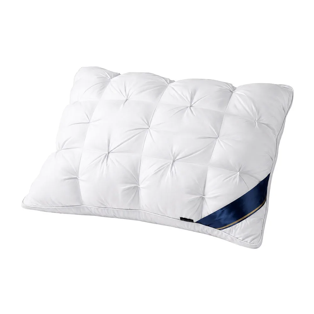 48 × 74cm Sleeping Bed Pillow Breathable Twisted Flower Cervical Pillow Soft No Collapse Deep Sleep Neck Pillow Star Hotel