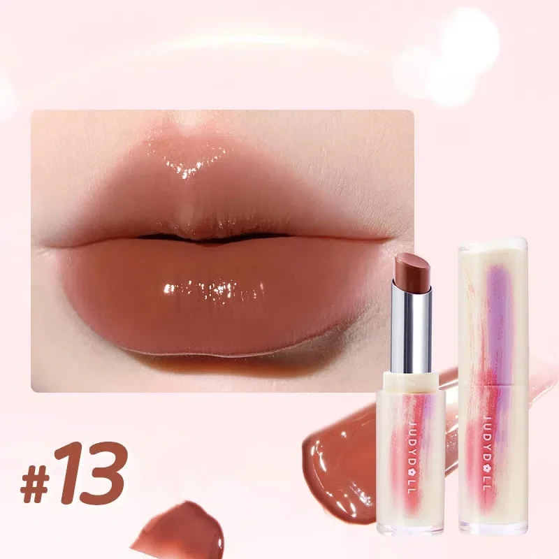 Judydoll Gelee fester Lip gloss feuchtigkeit spendend wässrig glühen flüssig Lippenstift Spiegel Lippen balsam lang anhaltende Glas Lippen glasur Tönung Make-up