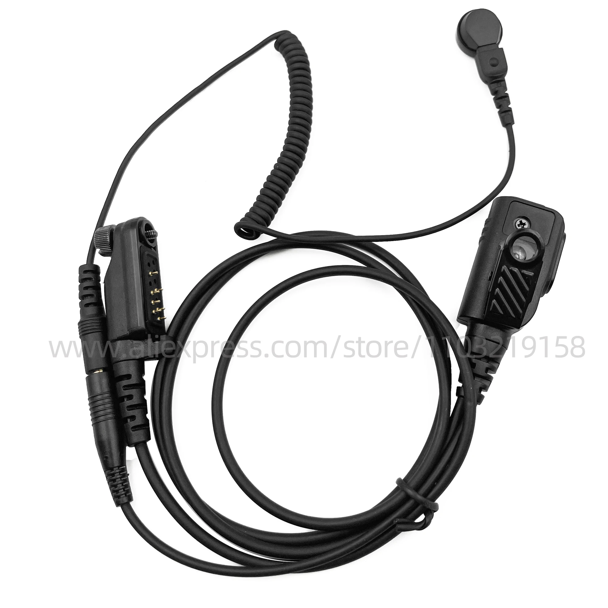 Auriculares de tubo acústico de aire para walkie-talkie HYT Hytera, PD600, PD602, PD605, PD662, PD665, PD680, PD682, PD685, X1p, X1e