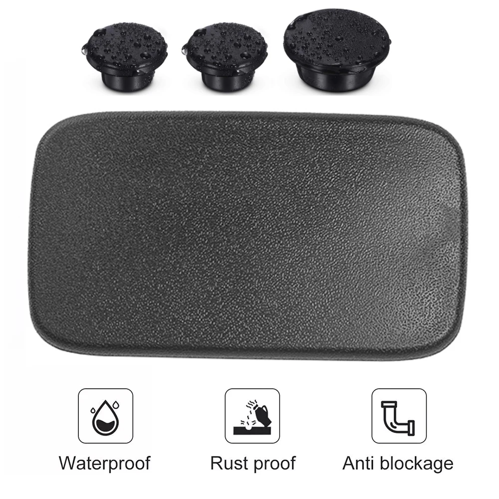 لوحة ترخيص السيارة الخلفية لوحة حذف الباب الخلفي المقابس المطاطية الغبار المقابس غطاء ل جيب رانجلر JK 2007-2017 الملحقات الخارجية #4