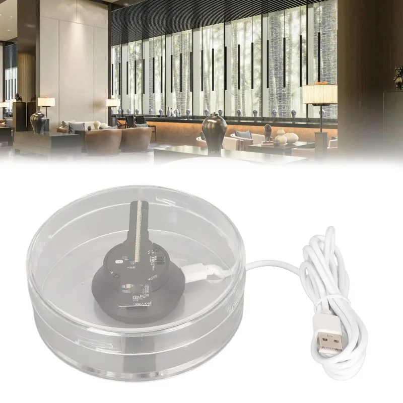 مروحة ثلاثية الأبعاد 48 مصباح LED، تطبيق WiFi، جهاز تحكم عن بعد مدمج في شاشة عرض إعلانية ثلاثية الأبعاد مع بطاقة ذاكرة لـ #4