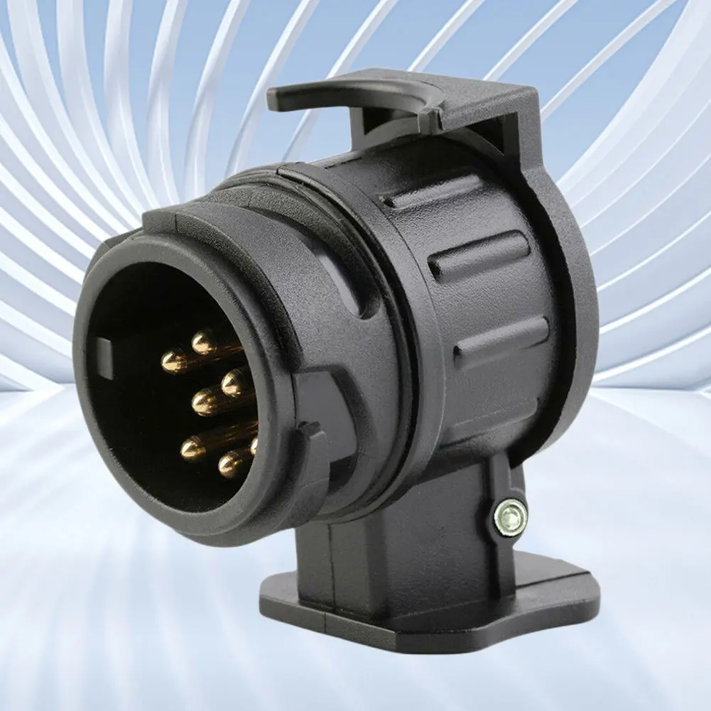 13 To 7 Pin Plug Adapter Trailer Connector Waterproof Truck Caravan Towing Electric Adapter Protect Connections for Car Trailer
