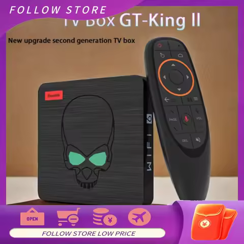 2023 GT-King II TV Box GT-King 2 TV Box GT-King 2nd Gen 4K UHD Android TV Box 8GB+64GB Upgraded 8-Core A311D2 Android 11 WiFi 6