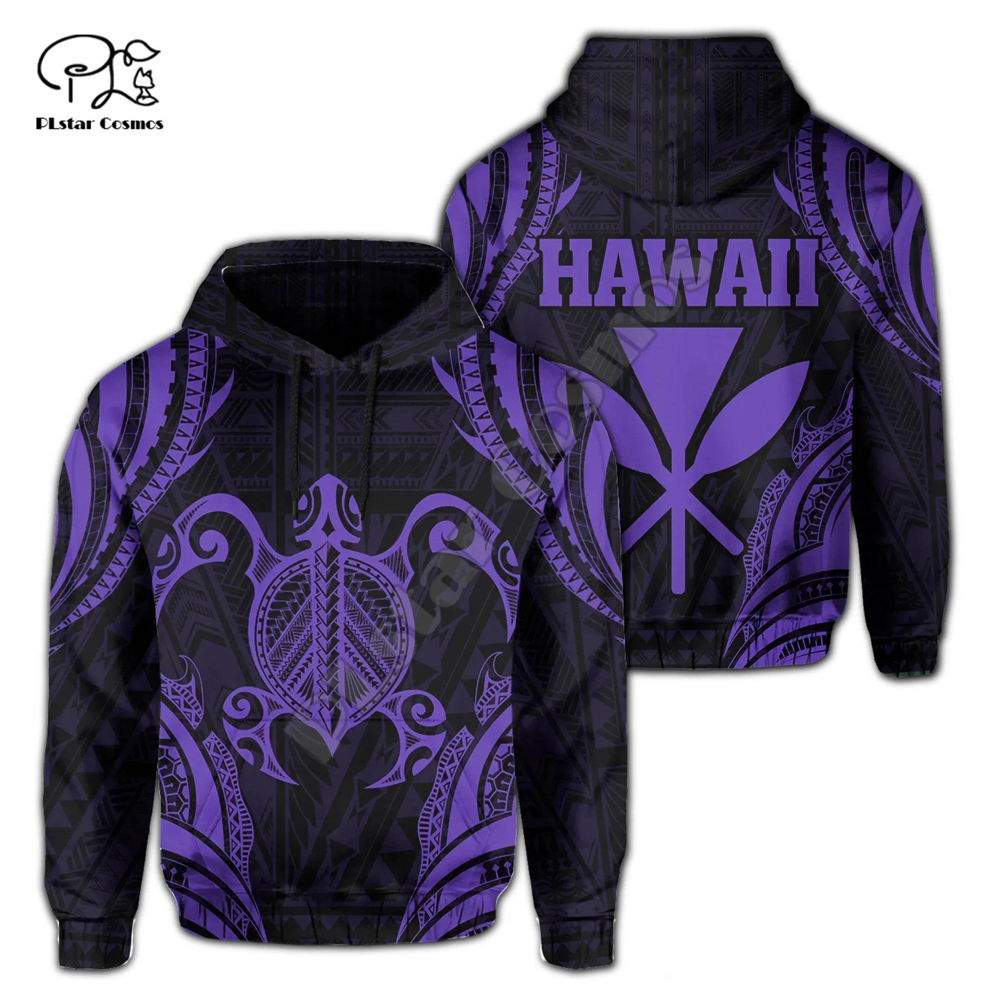 

Sea Turtle Hibiscus Hawaii Polynesian Kanaka Retro Vintage Tattoo Tracksuit 3DPrint Streetwear Casual Harajuku Jacket Hoodies X8