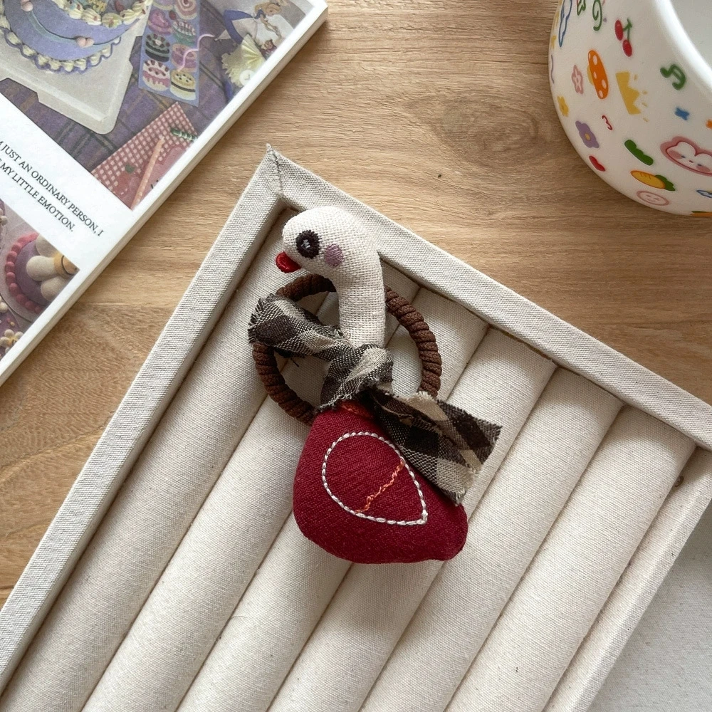 Bandas elásticas para el cabello de dibujos animados para niñas, accesorios para el cabello, bonito soporte para cola de caballo, lazo para el cabello de algodón para niños, bandas de goma para el cabello a la moda