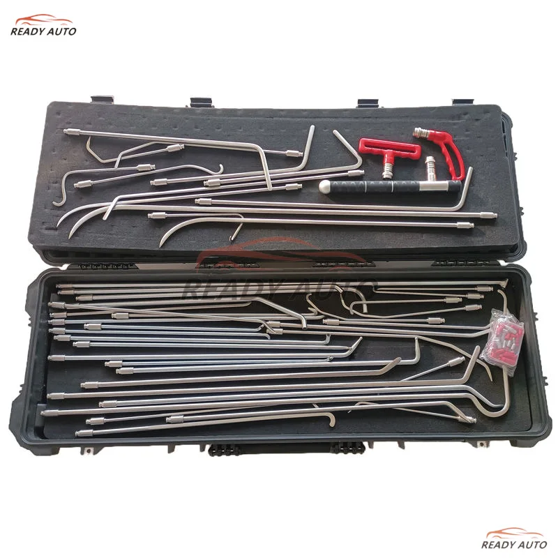 

Pdr Car Tool Set 45PC Quick Release Tool PDR Hook and Rod Car Dent Repair Tools New Upgrade Special Shaped Hook