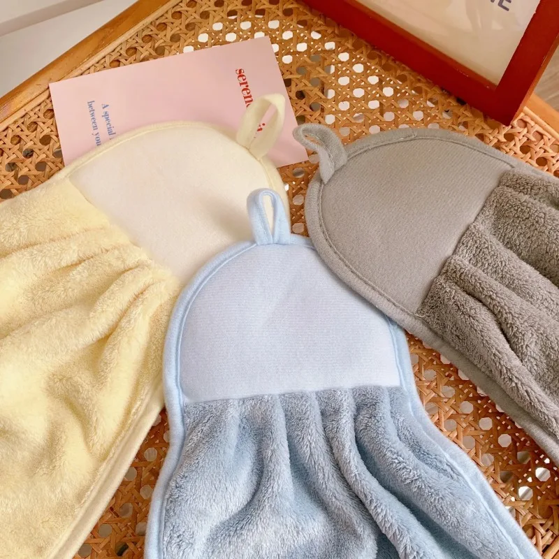 Baby Hand Towel Can Hang Absorbent Towel Cute Penguin Duck Skin-friendly and Soft for Children Towels Bathrobe Home Textile