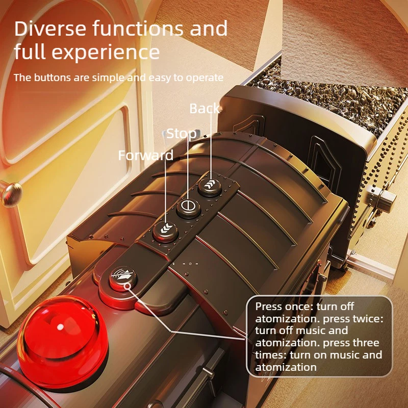 Cool Stuff Toy Car Funny Gift-Kawaii High-speed Track Train, afstandsbediening auto, Retro Steam Track Car, elektrische auto, speelgoed voor kinderen