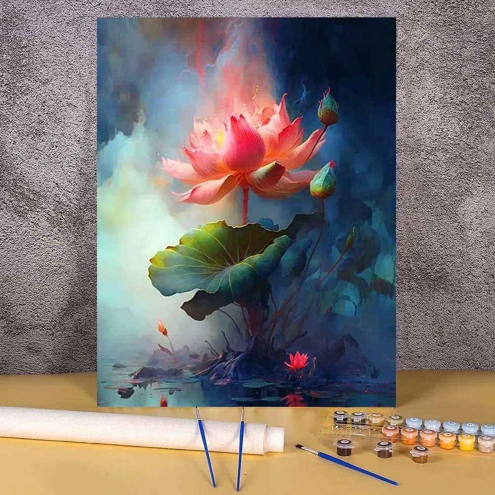 Lotus Flower Painti…