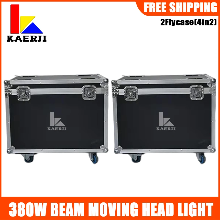 

Only 2Pcs 2In1 Flight Cases For Beam 380W Moving Head Light 20r Beam Light Beam 380W Gobo Moving Head Lighting Wash Stage Lights