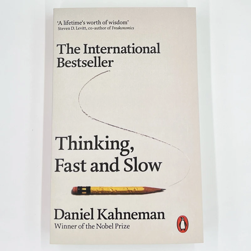 Daniel Kahneman Thinking Fast and Slow Reading English Books Adult  A Lifetimes Worth of Wisdom Economic Management Books