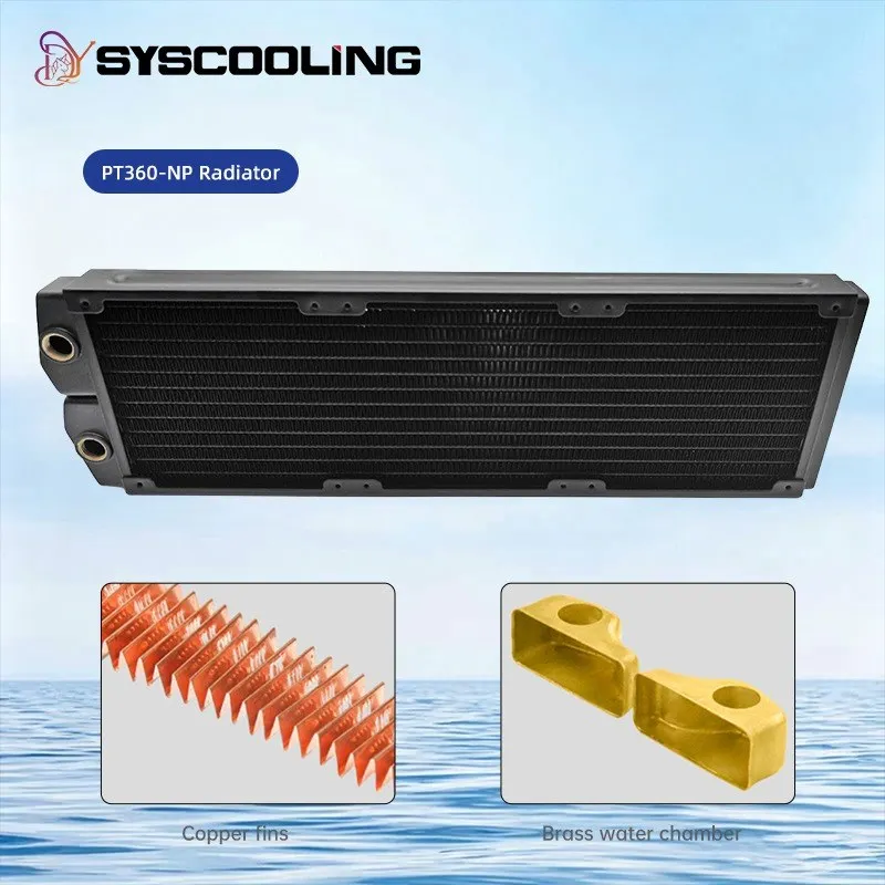 SYSCOOLING 91X Intel CPU Water Cooling Kit 360mm Copper Radiator Integrated Water Pump Liquid Cooling System Combo Set for PC