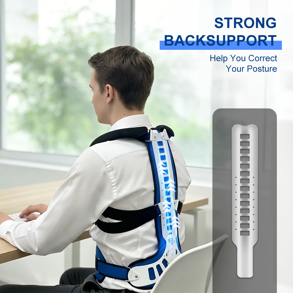Auxiliary Scoliosis Back Brace Posture Corrector Stabilization Support For Postoperative Care fast shipping