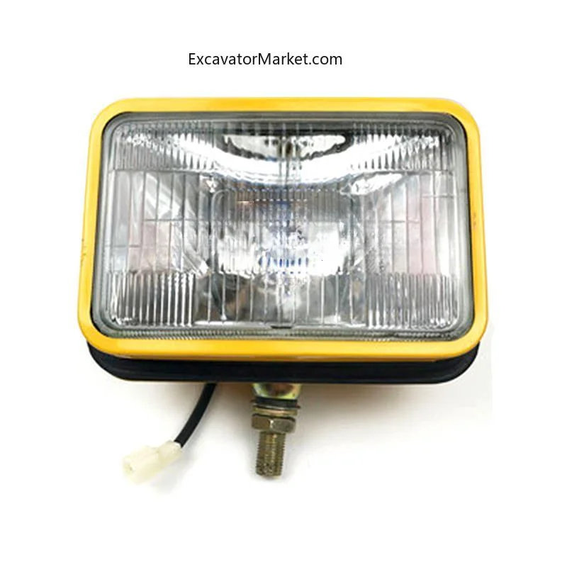 Doosan Dh Dx Komatsu Pc Sany Sy Excavator Main Arm Headlight 24v Iron Shell H4 Wick Boom Work Light With Operating Rod