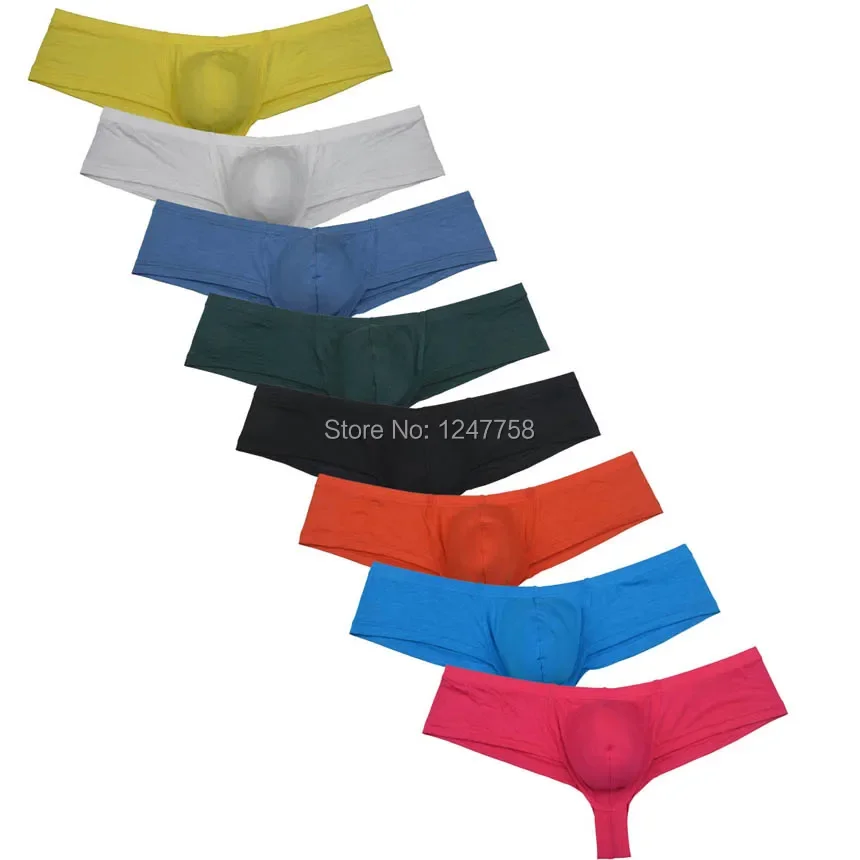 Men Bikini Boxer Underwear Male Bulge Buns Shorts Mens Boxer Calzoncillos Hombre Hipster Trunks Skin Feel Short
