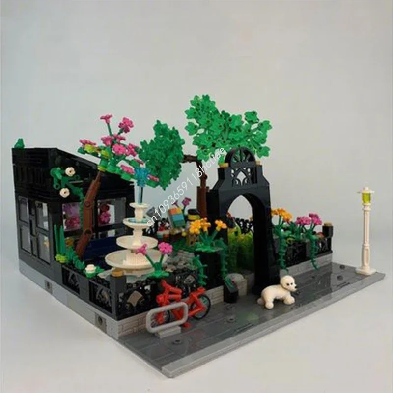 

954pcs MOC Greenhouse Park Modular Buildings Building Blocks Christmas Relaxing DIY Gift Perfect For Creative Adults Brick Gift