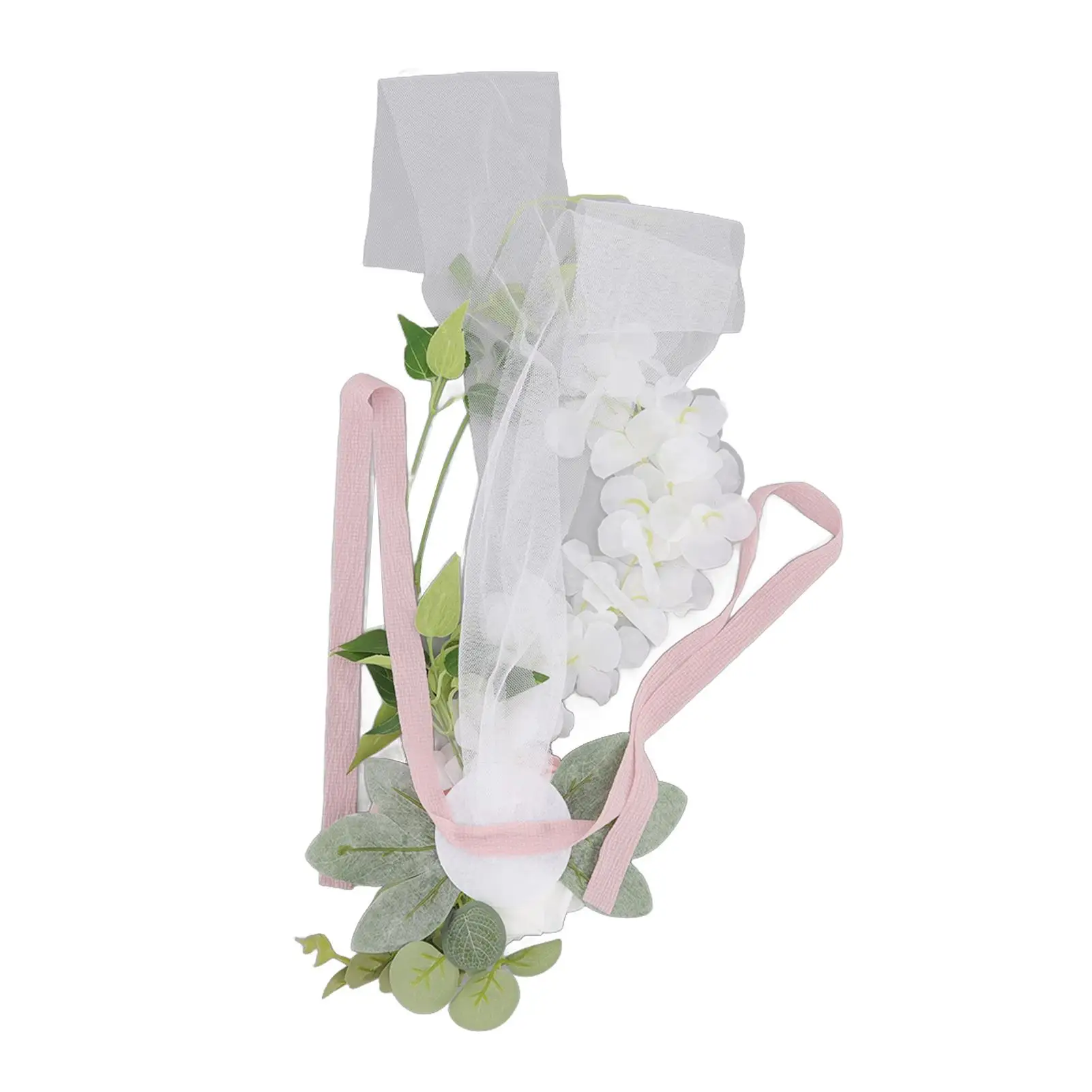 Artificial Flower Chair Decorations for Weddings | Simulation Floral Accents for ceremony & for party