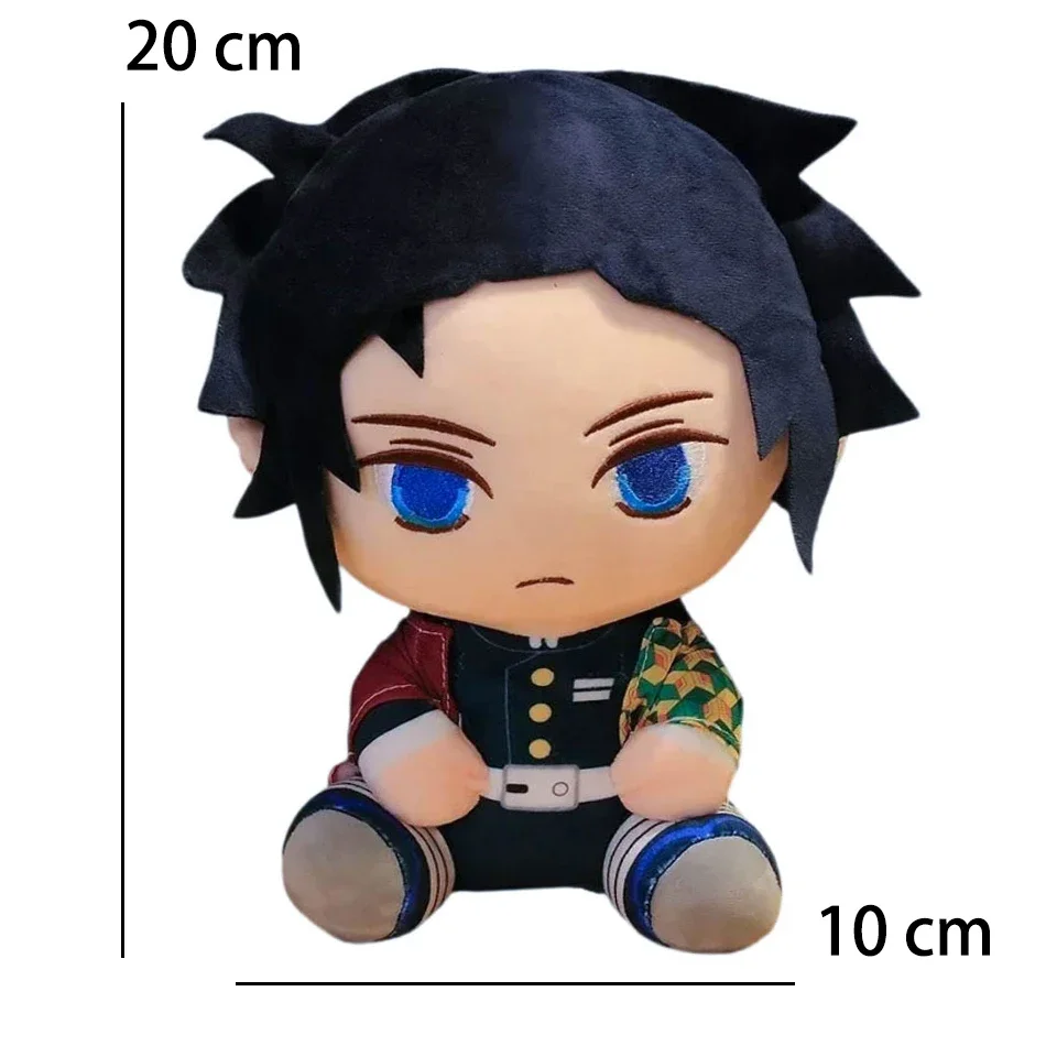 NUOVO 20CM Q versione Demon Slayer Peluche Kawaii Carino Cool Anime Toy Doll Burattino Peluche Cuscino Decorazione della stanza Fan per bambini Regali di compleanno