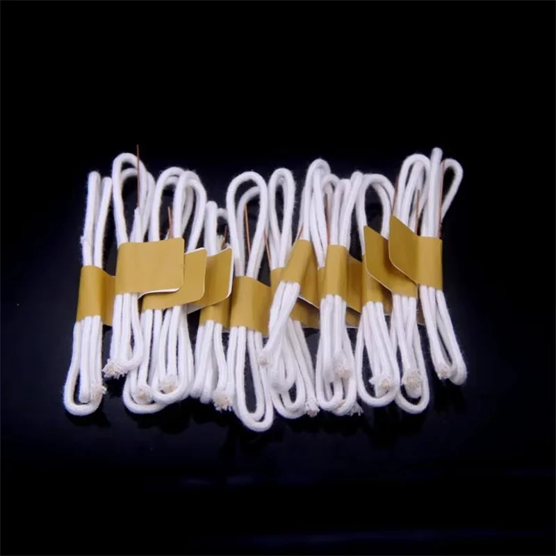 30cm/pcs Cotton Wire Wicks with Long Metal Needle Fit For Zippo Kerosene Oil Petrol Lighters DIY Repair Upgrade Accessory