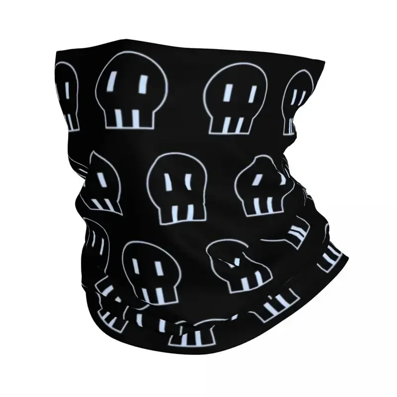 Murder Drones Skull Bandana Neck Warmer Women Men Winter Hiking Ski Scarf Gaiter Uzi Doorman Face Cover