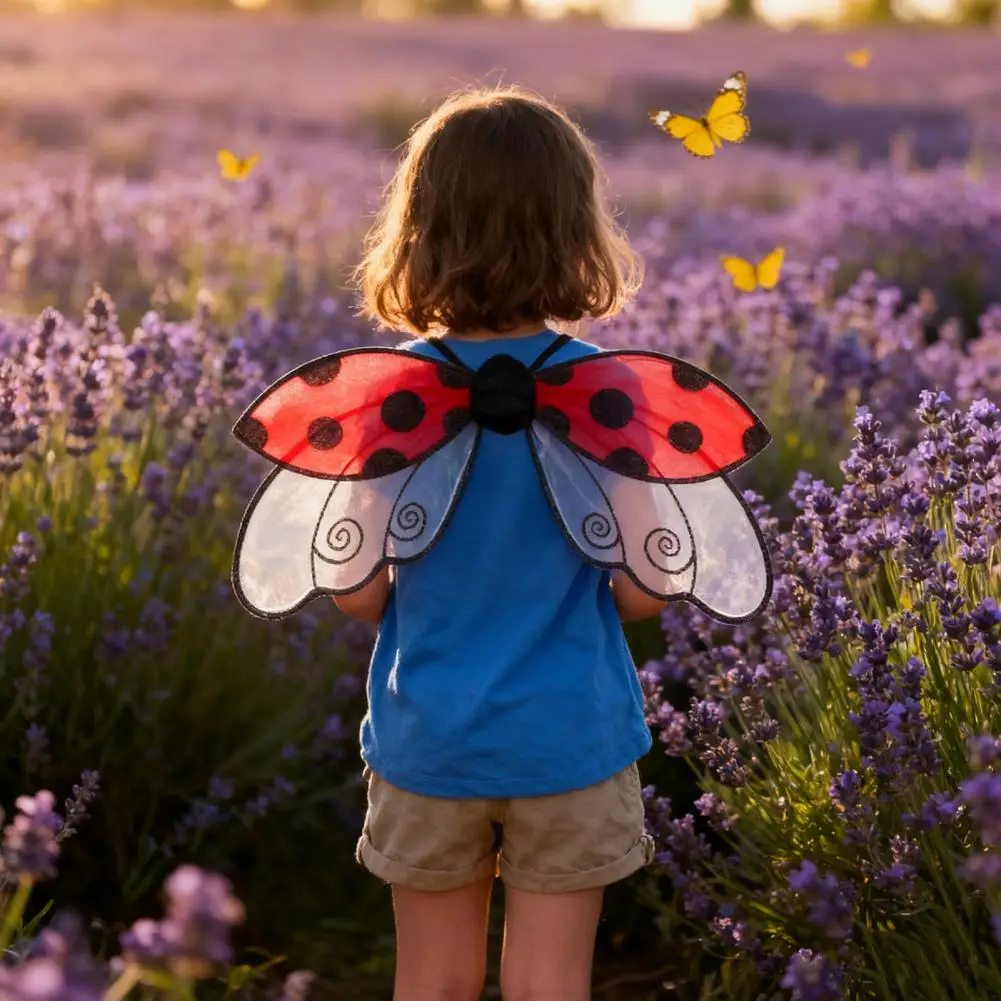 Marienkäfer Flügel Mädchen Marienkäfer Kostüm Festival Party Maskerade Halloween Marienkäfer Cosplay Kostüm Für Mädchen Jungen Kind Erwachsene