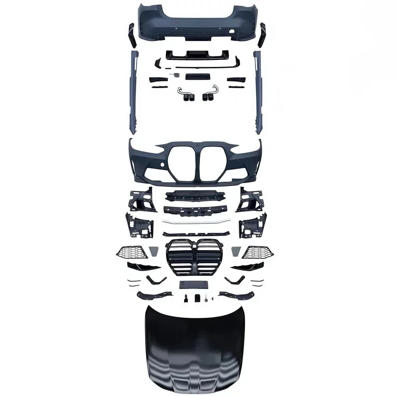 

Full M4 Bodykit G22 G23 4 Series Upgr to M4 Hood Front Bumper Rear Bumper Skirt Exhaust Tips Grill