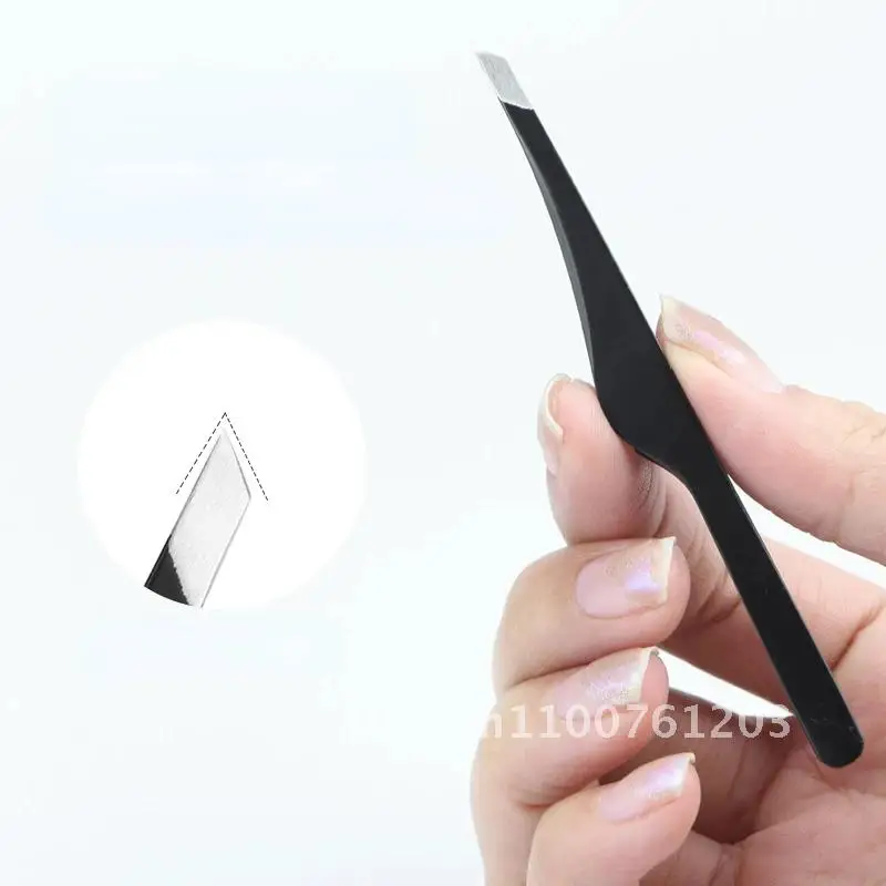 10 Pcs ความงามสแตนเลสสตีลคิ้วตัดคลิปขนตา Double Eyelids Stick ดาบประเภทแต่งหน้าแหนบขายส่ง