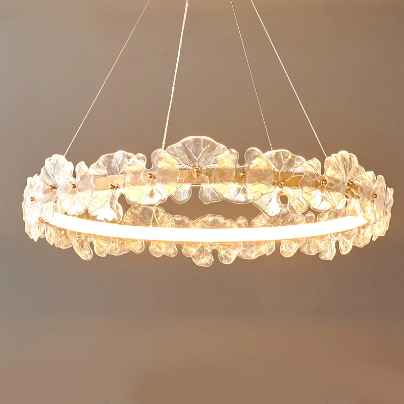 

All copper postmodern light luxury pendant lamp, living room lamp, crystal lamp, all copper luxury high-end restaurant lamp