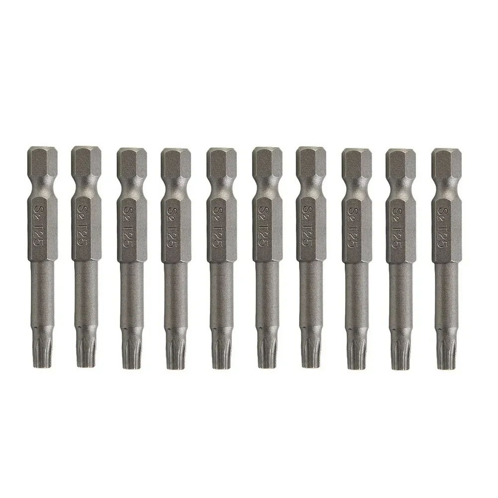 Neue verbesserte Anti-Rost t25 magnetische Torx-Schrauben dreher Bits - 1/4 Zoll Sechs kant schaft für alle Anwendungen geeignet (10 stücke)