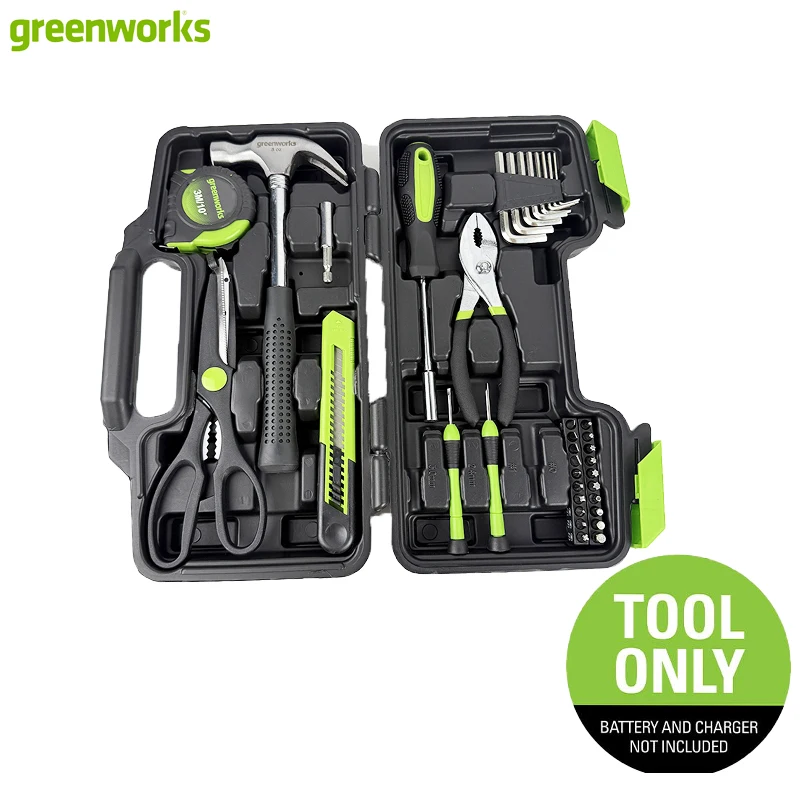 greenworks-40-piece-household-tool-kit-essential-hand-tools-for-everyday-repairs-portable-compact-storage-case