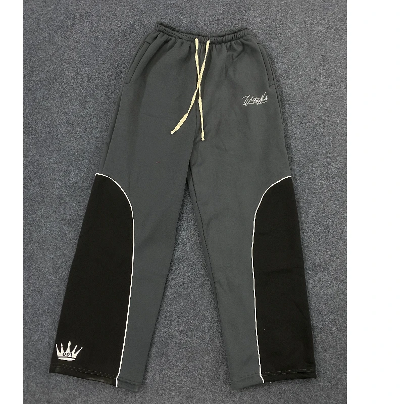 أزياء إلكتروني التطريز التصحيح السراويل الرياضية مرونة الرياضة الأمريكية للجنسين زوجين السراويل عارضة #5