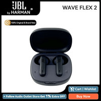 JBL Wave Flex 2 True Wireless Bluetooth Earphone BT 5.3 Lightweight Earbuds Dual Connection EQ Setting IP54 40H Playtime