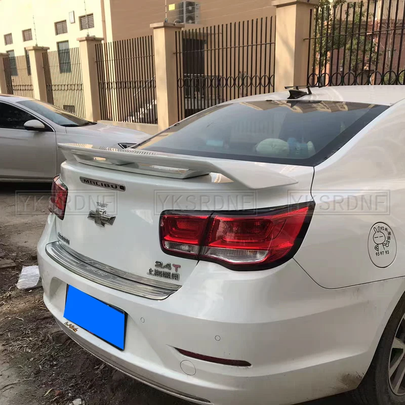 Per Chevrolet Malibu Spoiler 2012 2013 2014 2015 2016 2017 2018 plastica ABS di alta qualità copertura del bagagliaio posteriore spoiler wings