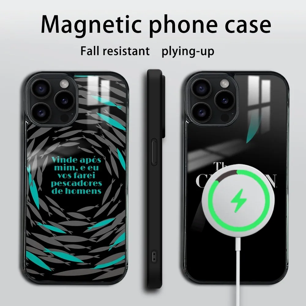 TV The c-chosen one Phone Case For iPhone 16 15 14 13 12 11 Pro Max Plus Mini Mirror Wireless magnetic case