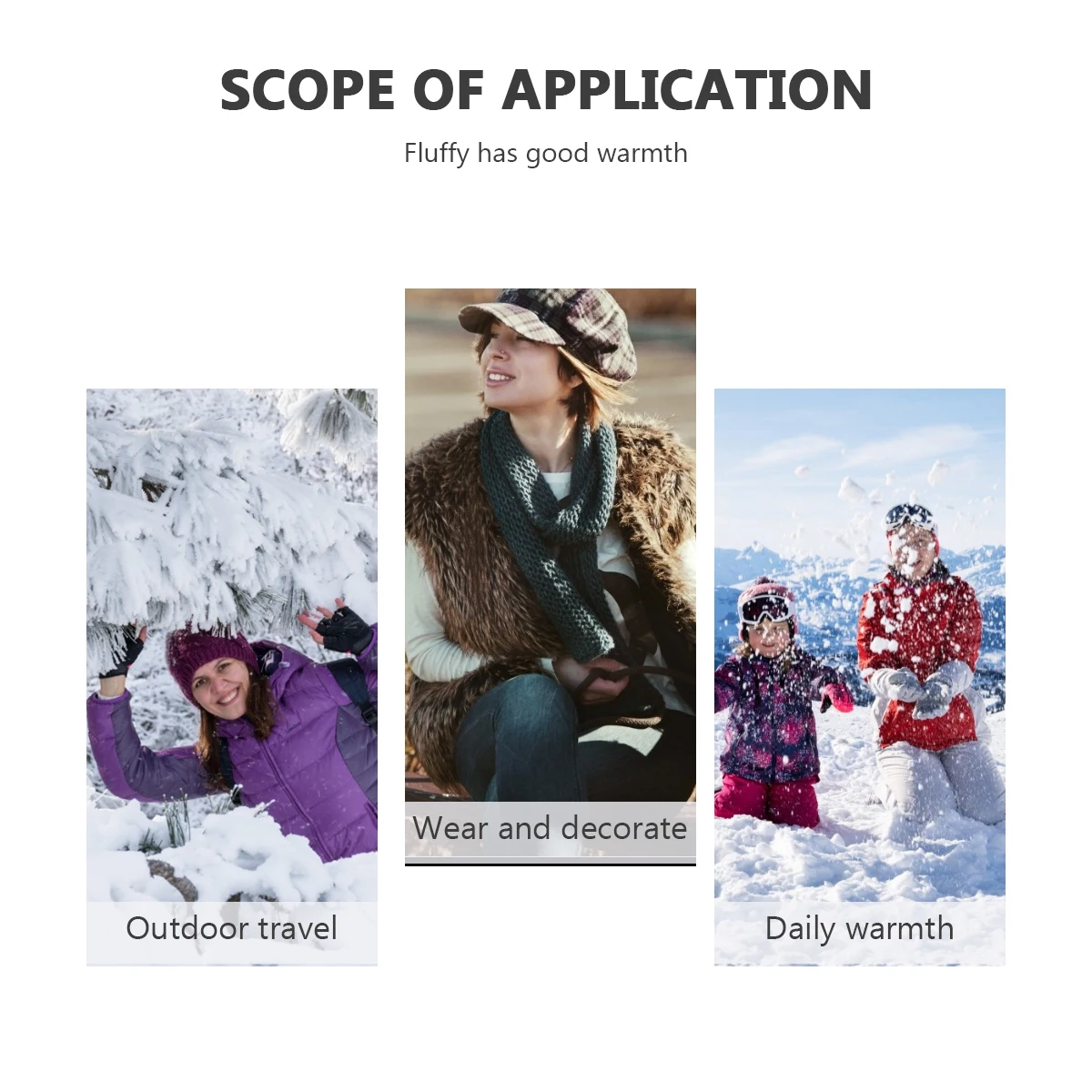 1 زوج الأصفاد المعصم فو تدفئة سميكة الشتاء الذراع يفشل للنساء المألوف فروي اليد اكسسوارات الطقس البارد الزي محسن #2