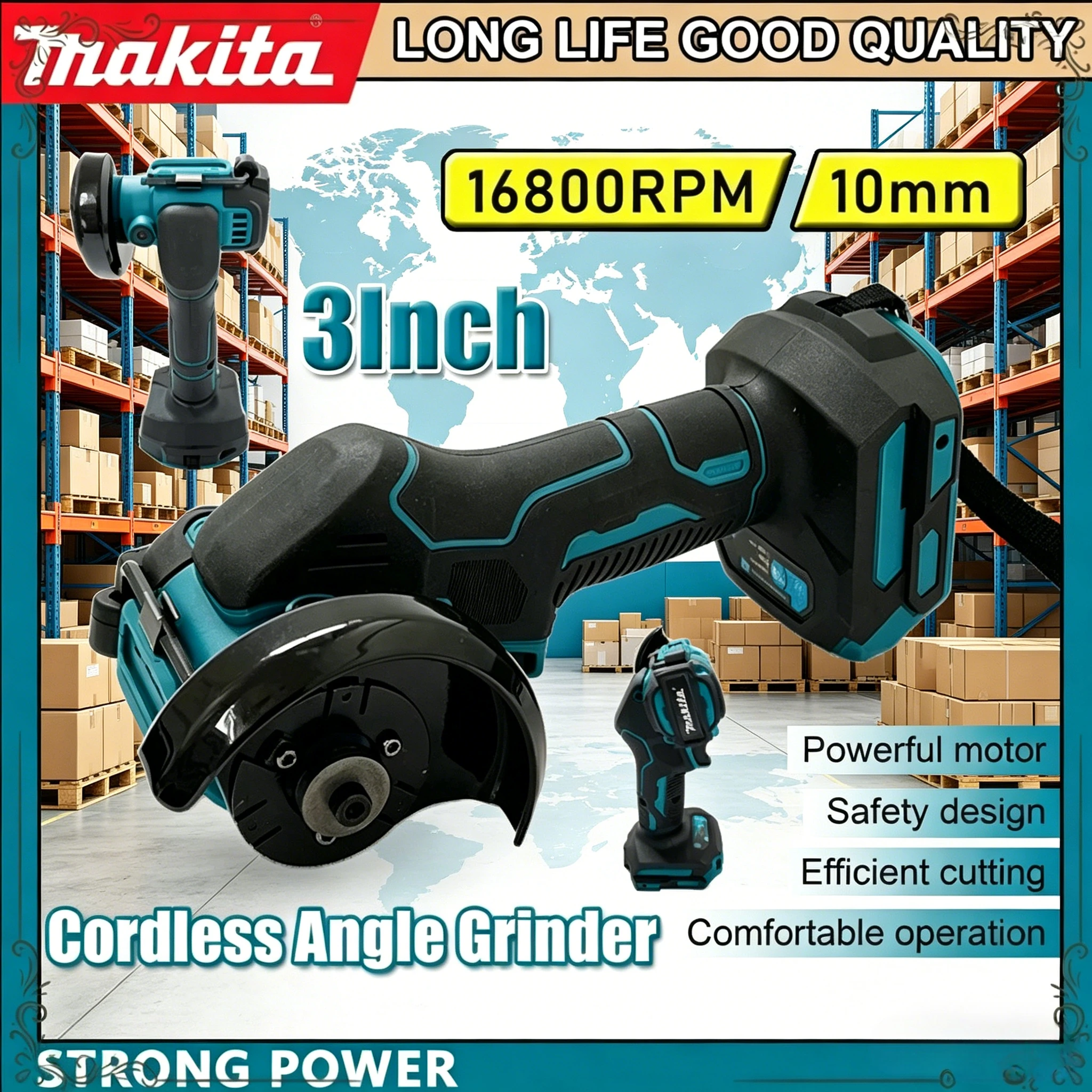 

Аккумуляторная мини-угловая шлифмашина Makita 3 дюйма, электроинструмент для резки, циркулярная пила, отрезная пила