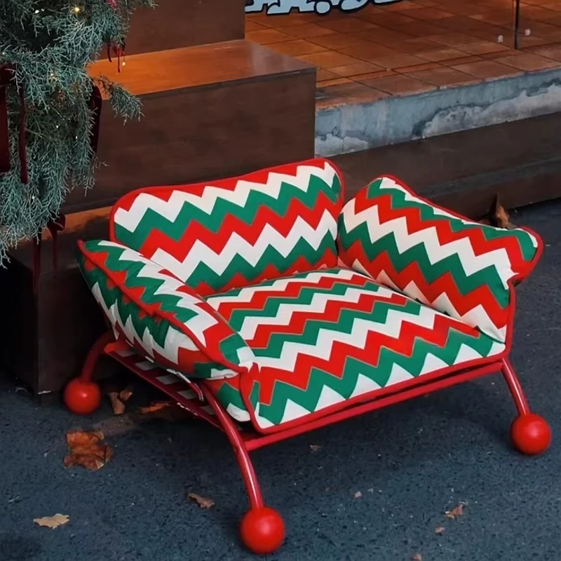 

Pet sofa, camp bed contrasting stripes, heightened moisture-proof and breathable