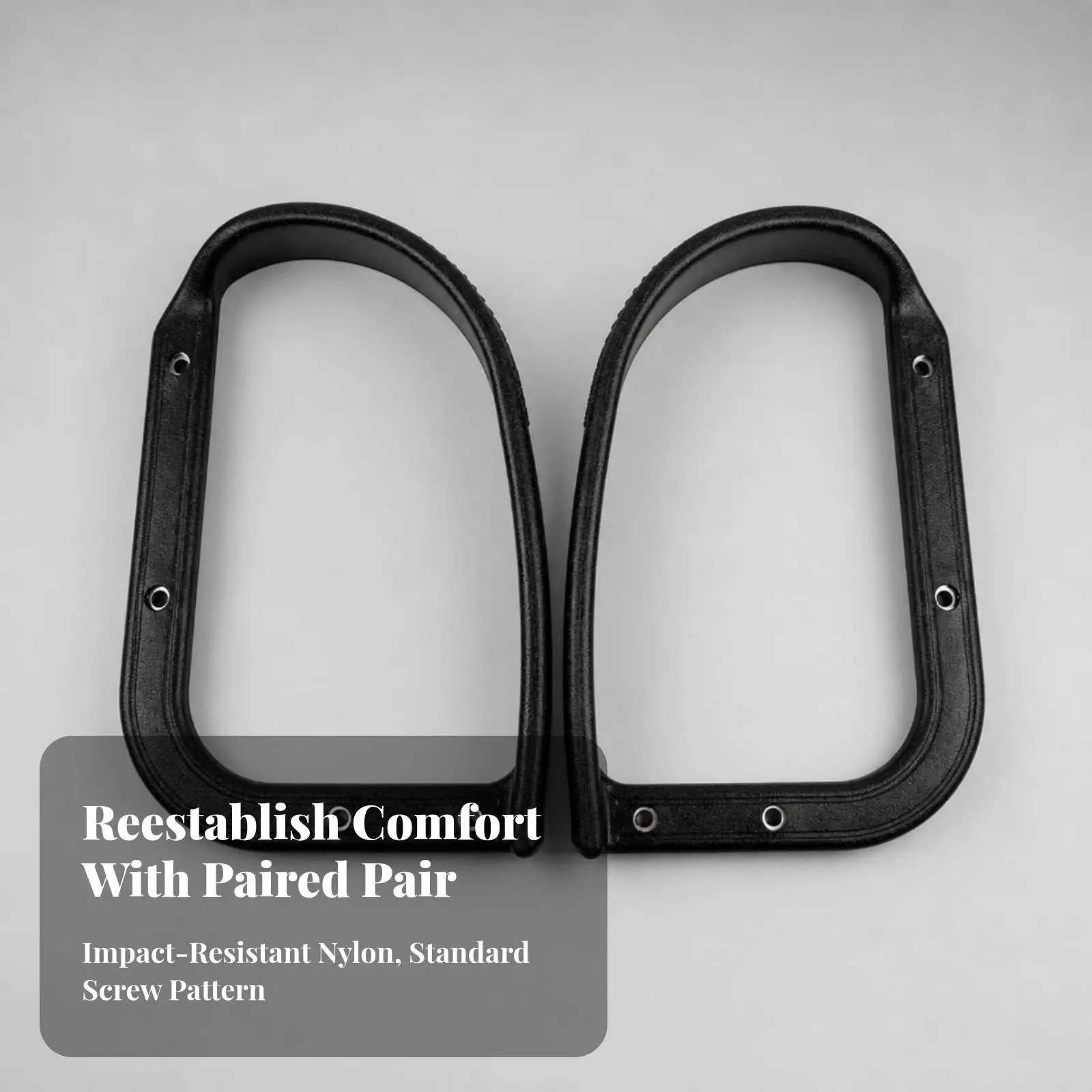 Office Chair Armrest Upgrade Desk Chair Armrest Arm Pad with Mounting Holes Ergonomic Furniture Part Easy to Install