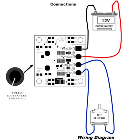 DC 1.8V-15V 2A PWM Motor Speed Controller Regulator Low Voltage Fan Speed Control Switch PWM Adjustable Drive 5V 12V
