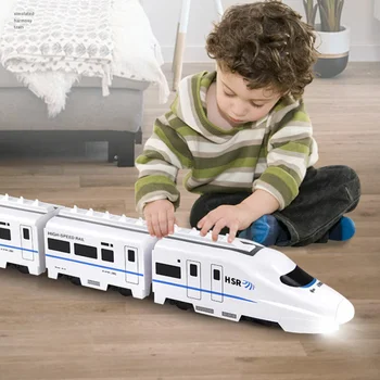Train ferroviaire à grande vitesse pour enfants, jouet de vo...