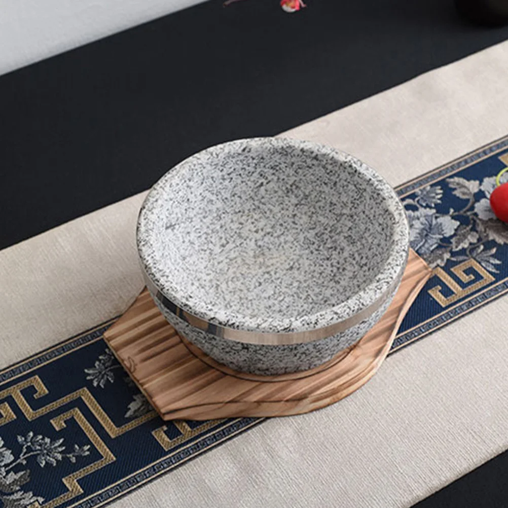 Tapis de bol en bois résistant à la chaleur, pour la Protection des vaisselle, fournitures de Table à manger, napperon