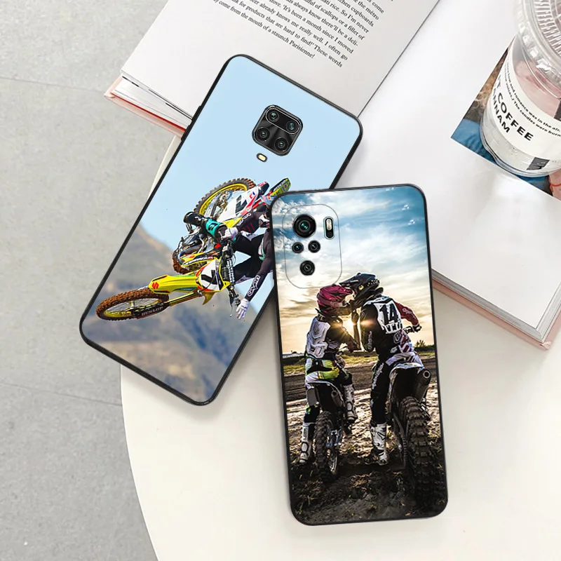 Anti-Drop Phone Case for Redmi A3 13 9 9A 9I 9C 9T 9A 10C 10T Note 10 9s 8 8t 7 Pro 10s Lite Flying Rider Motocross Soft Cover