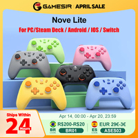 Gamesir Gamepads PC Switch Controller Nova Lite Controle Bluetooth Hall Effective Joystick for Steam Android iOS Phone