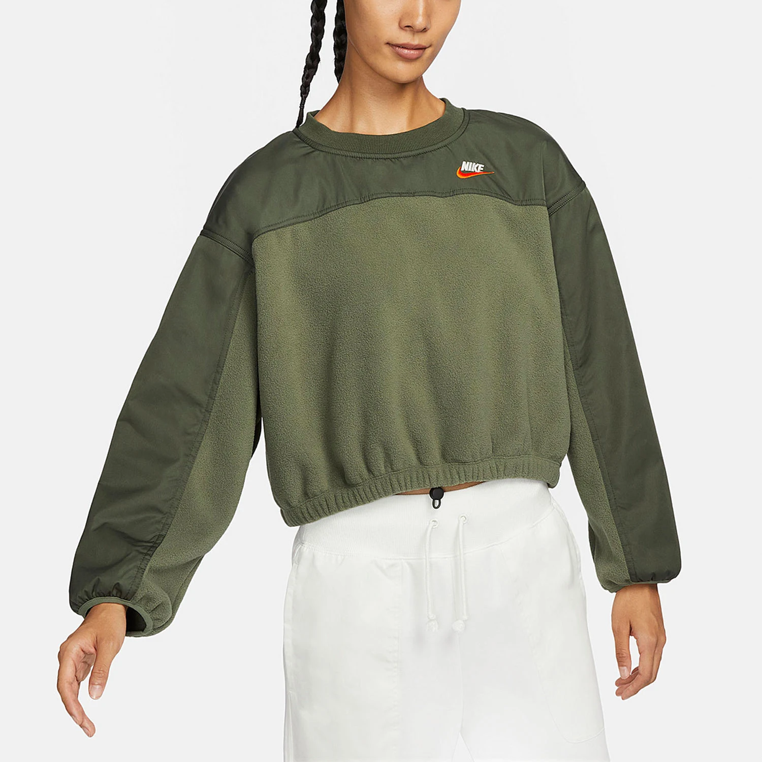 

Nike genuine New Women's Color-block Hoodie FB8685-222