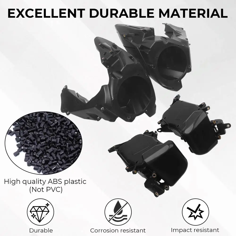 For Harley Touring Road Glide FLTRX 2024- 2026 Inner Fairing Speaker Covers/Inner Fairing Storage Glove Box Motorcycle ABS 1Pair