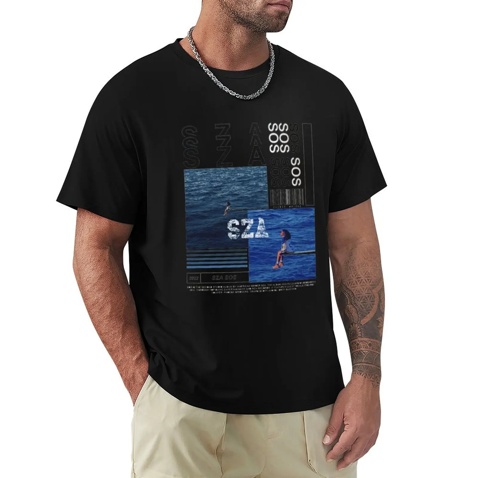 

2022 sza sos T-Shirt Work Style Casual T-Shirt